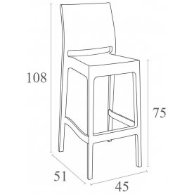 Барный стул Maya