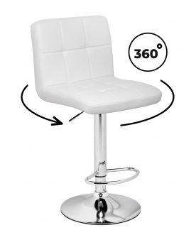 Барный стул Paskal  white / chrome