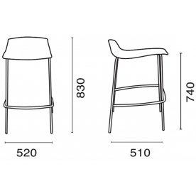 Барный стул PP/xtremebsspro/61-104
