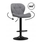 светло-серая экокожа