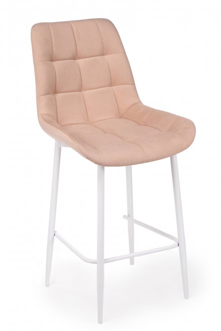 Полубарный стул Челси 360 бежевый (zd 210) / белый