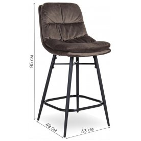 Полубарный стул D20