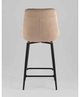Стул барный Флекс с поворотным механизмом велюр капучино