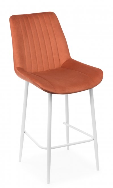 Полубарный стул Седа 360 терракотовый (zd 432) / белый