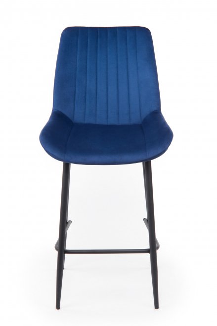 Полубарный стул Седа синий (zd 798) / черный