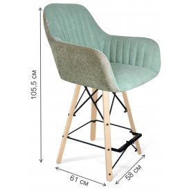 Полубарный стул SHT-ST38-3/S80-1