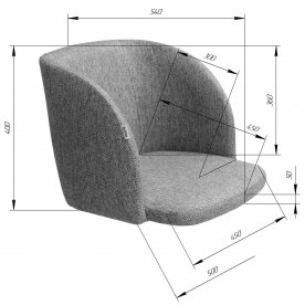 Полубарный стул SHT-ST33/S131-1