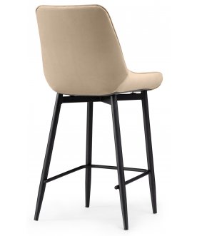 Стул барный Вейв бежевый (hl 67) / черный каркас