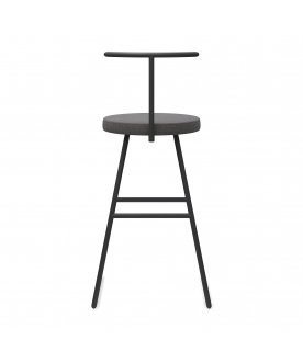 Барный стул Сканди-65 софт ткань grey lunar/черный