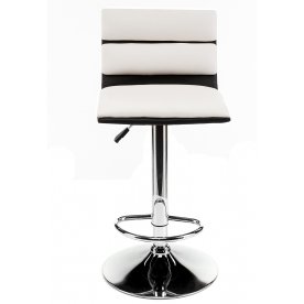 Стул барный Inter черно-белый