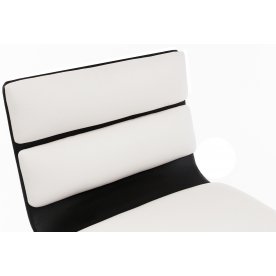 Стул барный Inter черно-белый