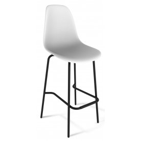 Стул барный SHT-S29 черный / белый