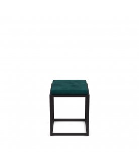 Стул барный Верм-46 velur azure/черный