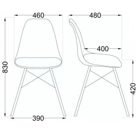 Деревянный стул Kord