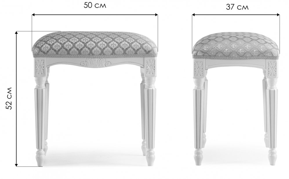 Банкетка Беттино патина золото / бежевый