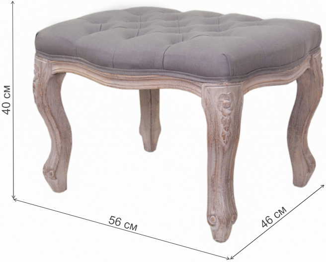 Банкетка Kina one 5KS26581-G grey