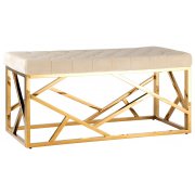 бежевый / сталь золото