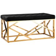 черный / сталь золото