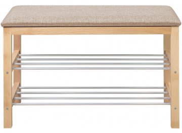 Банкетка SR-0628 прозрачный лак / кедровый