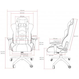 Компьютерное кресло Arozzi Inizio Fabric - red