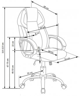 Компьютерное кресло Barton