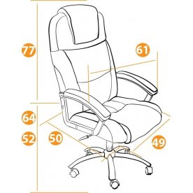 Компьютерное кресло Bergamo