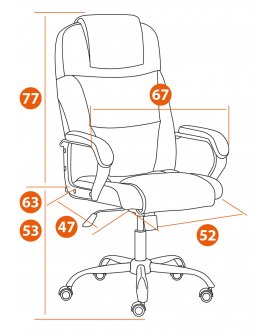 Компьютерное кресло Bergamo/Бергамо