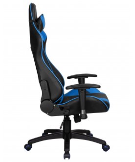 Игровое кресло Brian черно-синяя экокожа