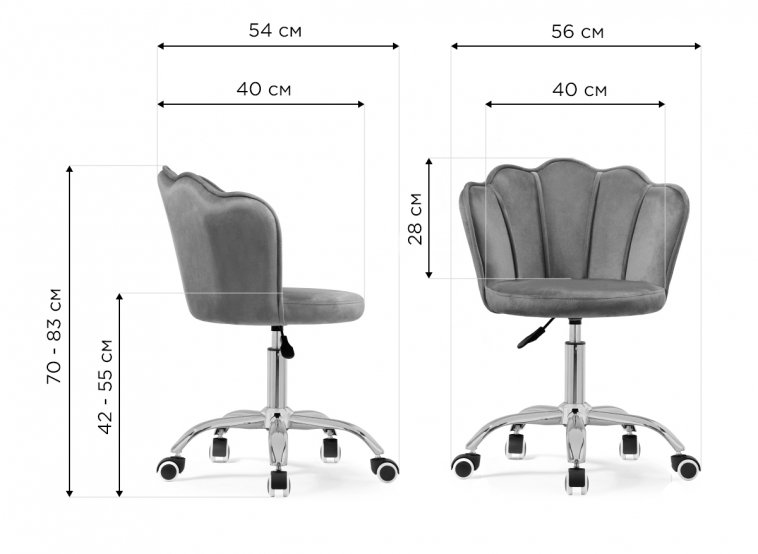 Компьютерное кресло Bud blue