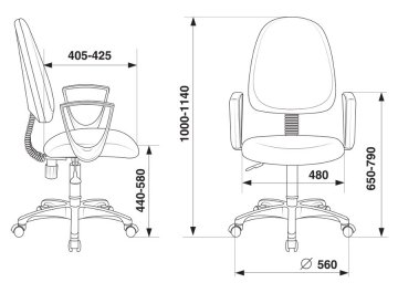 Компьютерное кресло Бюрократ CH-1300N/3C06