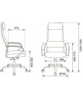 Компьютерное кресло Бюрократ CH-607SL