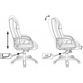 Компьютерное кресло Бюрократ CH-839