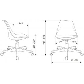 Компьютерное кресло Бюрократ CH-W333