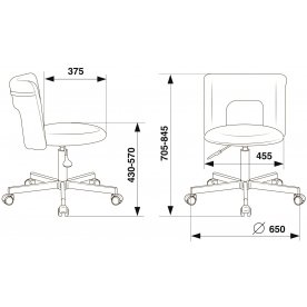 Компьютерное кресло Бюрократ KF-1M