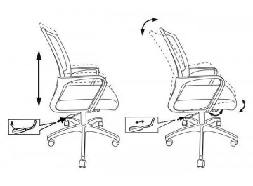 Компьютерное кресло Бюрократ MC-201