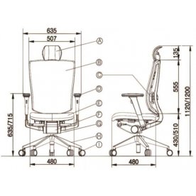 Компьютерное кресло Bravo BR-100L