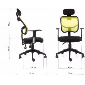 Компьютерное кресло Lody зеленое