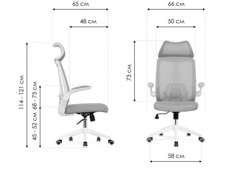 Компьютерное кресло Lokus light gray