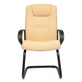 Компьютерное кресло «Максима С» (Maxima S) бежевое из экокожи