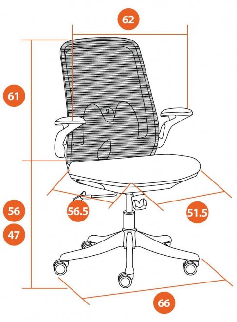 Компьютерное кресло Mesh-10/Мэш-10 серое