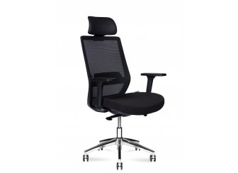 Компьютерное кресло Mono black chrom