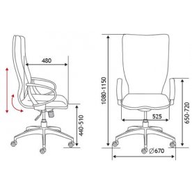 Компьютерное кресло IQ CX0898H-0-54
