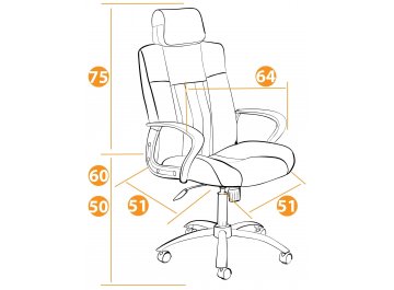 Компьютерное кресло Oxford/Оксфорд