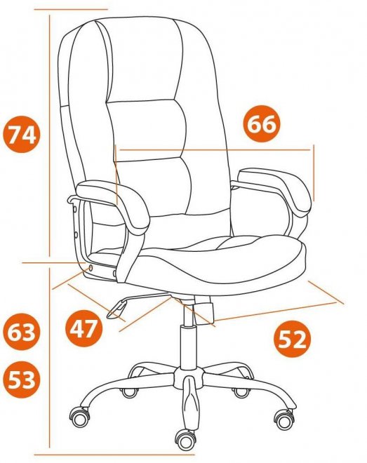 Компьютерное кресло СН9944 22 бежевый / хром