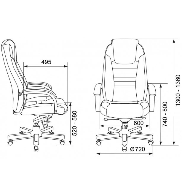 Компьютерное кресло T-9923WALNUT слоновая кость