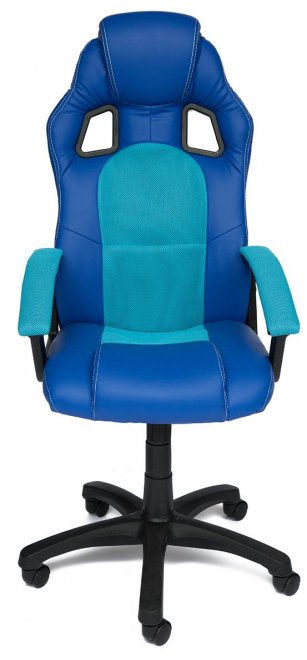 Кресло компьютерное Driver синий / голубой