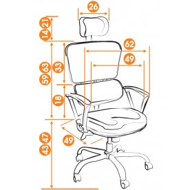 Компьютерное кресло «Турин» (Turin)