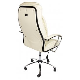 Кресло Swift экокожа / хром бежевое