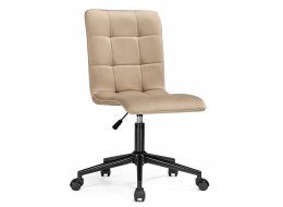 Компьютерное кресло Квадро бежевый / черный