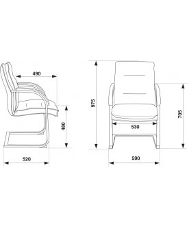 Офисное кресло Бюрократ T-9927sl-low-v